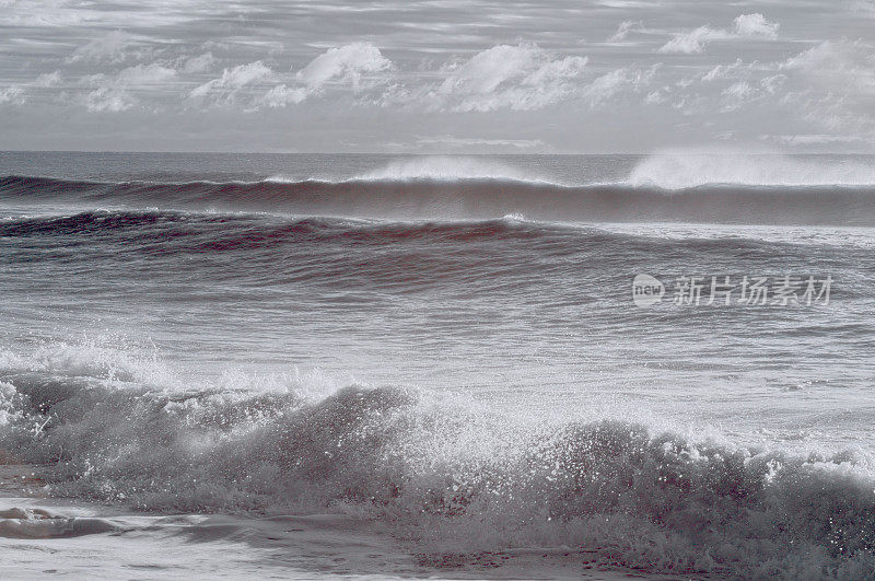 IR Assateague岛海景- III